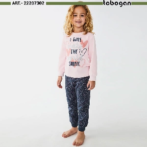 Pijama infantil niña Tobogan 22207302 Otoño-invierno Tundosado