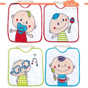 Babero bebe Ti-Tin TT5389 microfibra estampado impermeable