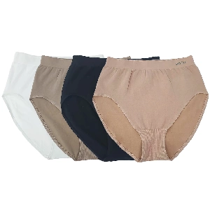 UNCO Bragas sin costura básico Mujer Algodón Pack de 6 Ropa Interior Señora  Brasileña Braguita Estilo