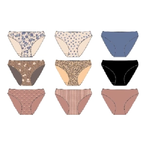 Braga mujer Waterlemon 210 Pack de 3 Mini