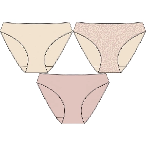 Braga mujer Waterlemon 211 Pack de 3 Mini