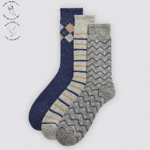 Calcetín hombre Ysabel Mora 22956 Pack de 12 Angora