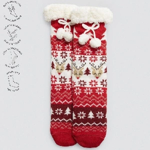 Calcetín infantil Ysabel Mora 42284 Navidad Doble antideslizante