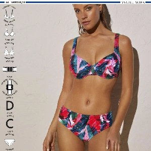 Bikini mujer Ysabel Mora YM82204 Copa D reductor