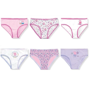 Braga niña PEPPA PIG peppa2020_001      6 packs de 3 por lote